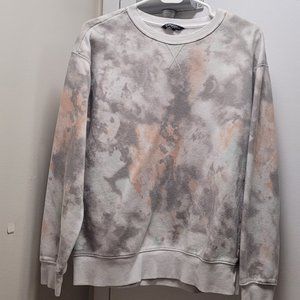 GENTLY USED, GEORGE, TIE DYE LOOK SWEAT SHIRT, LARGE!!!